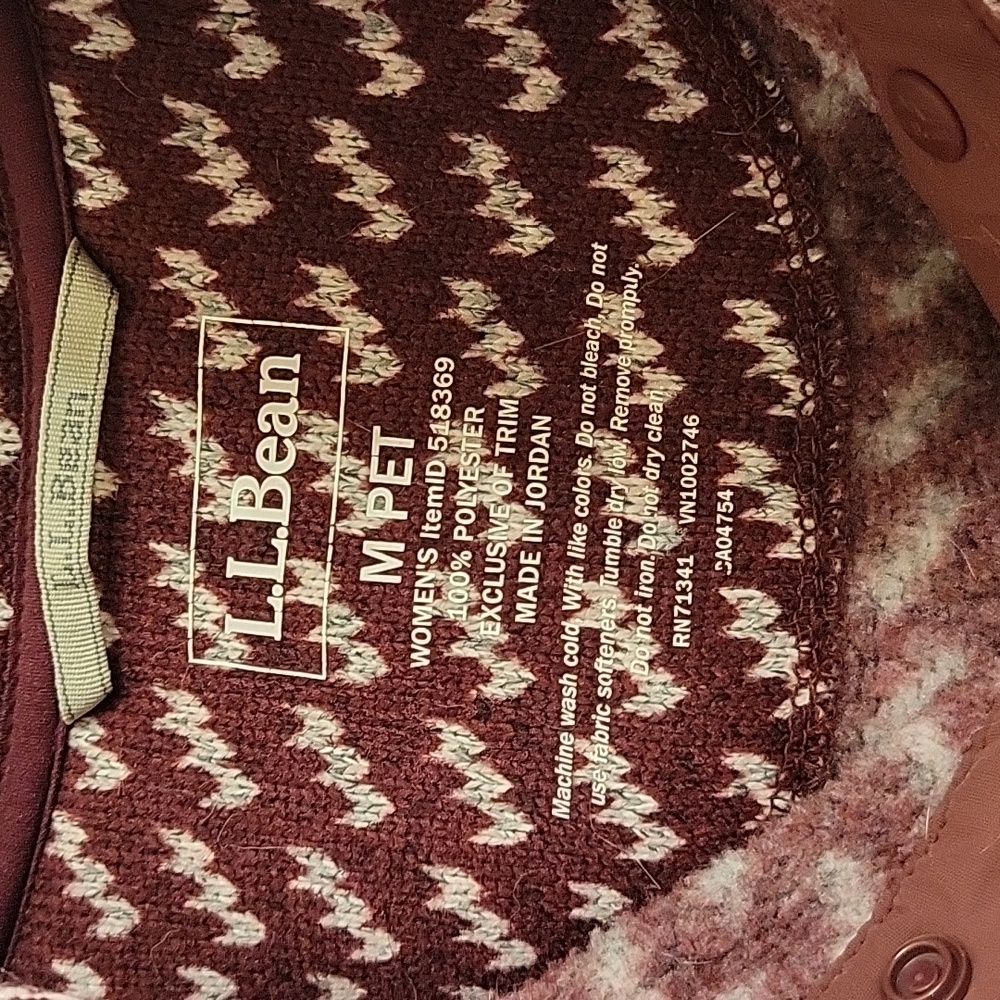 EUC - L.L. Bean Birdseye Fleece MED PETITE - Picture 3 of 6